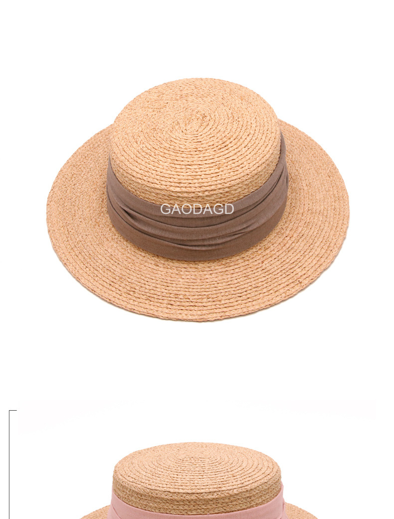 Tall Hat Raffia Hat Female Sun Protection Sun Shade Hat Beach Net Red Flat Top Summer Korean Style Japanese Style Woven Tall Hat Raffia Hat Female Sun Protection Sun Shade Hat Beach Net Red Flat Top Summer Korean Style Japanese Style Woven