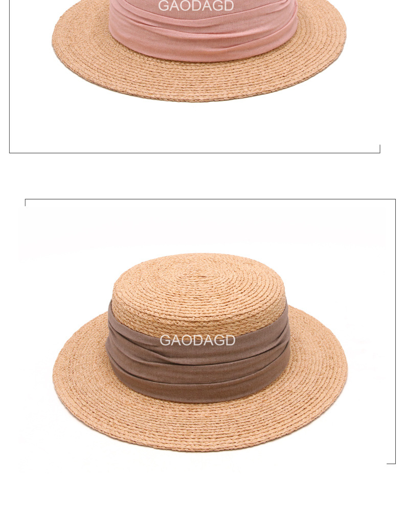 Tall Hat Raffia Hat Female Sun Protection Sun Shade Hat Beach Net Red Flat Top Summer Korean Style Japanese Style Woven Tall Hat Raffia Hat Female Sun Protection Sun Shade Hat Beach Net Red Flat Top Summer Korean Style Japanese Style Woven