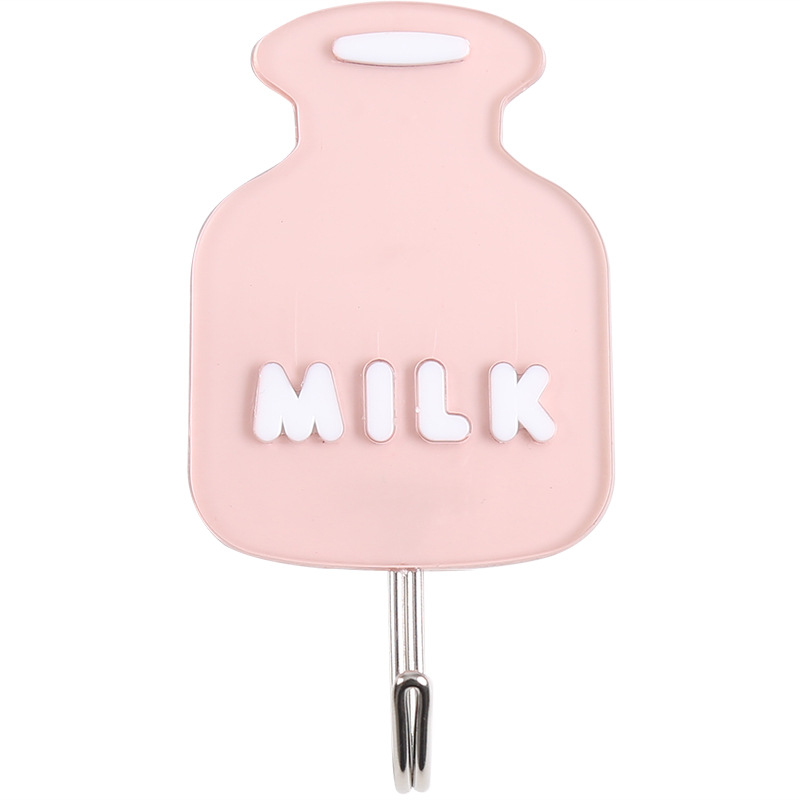Cute Viscose Hook Wall Hanging Cartoon Car Hanger Nailless Seamless Kitchen Strong Sticky Hook Hook