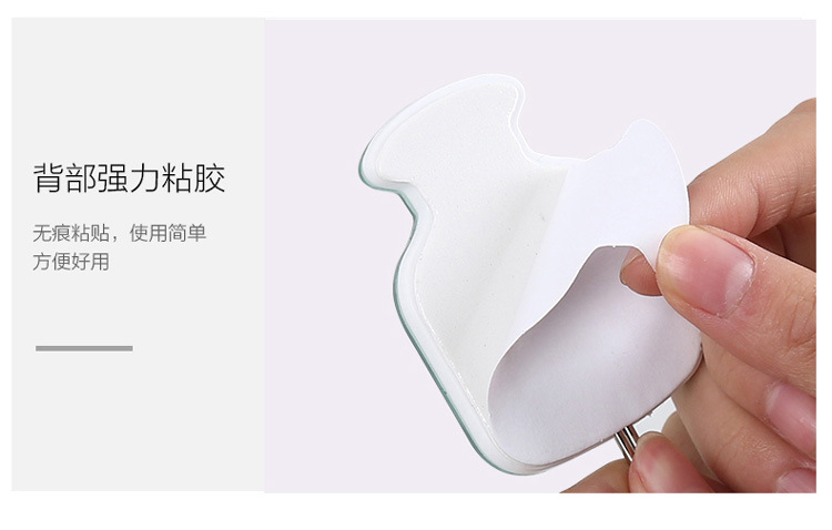 Cute Viscose Hook Wall Hanging Cartoon Car Hanger Nailless Seamless Kitchen Strong Sticky Hook Hook