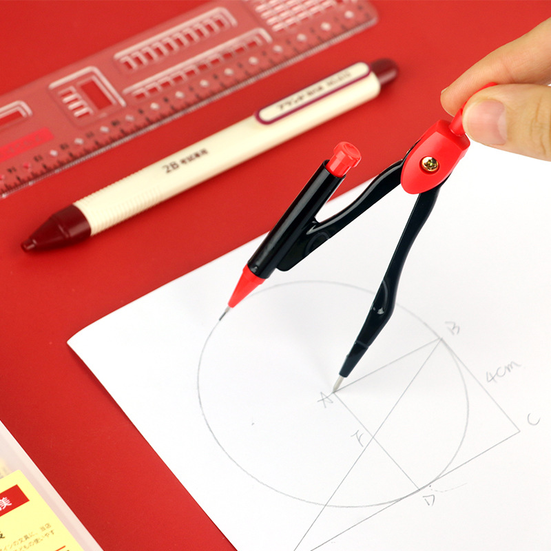 Modern Beauty 610 Exam 6-Piece Set Compasses Pencil Gel Pen All in One Set Factory Direct Supply