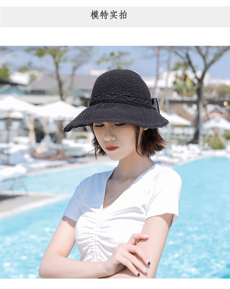 Hat Female 2021 New Spring Summer Fisherman Hat Ladies Outdoor Sun Shade Visor Cap Folding Straw Hat Hat Female 2021 New Spring Summer Fisherman Hat Ladies Outdoor Sun Shade Visor Cap Folding Straw Hat