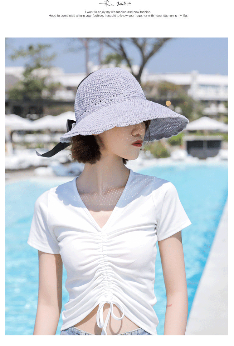 Hat Female 2021 New Spring Summer Fisherman Hat Ladies Outdoor Sun Shade Visor Cap Folding Straw Hat Hat Female 2021 New Spring Summer Fisherman Hat Ladies Outdoor Sun Shade Visor Cap Folding Straw Hat