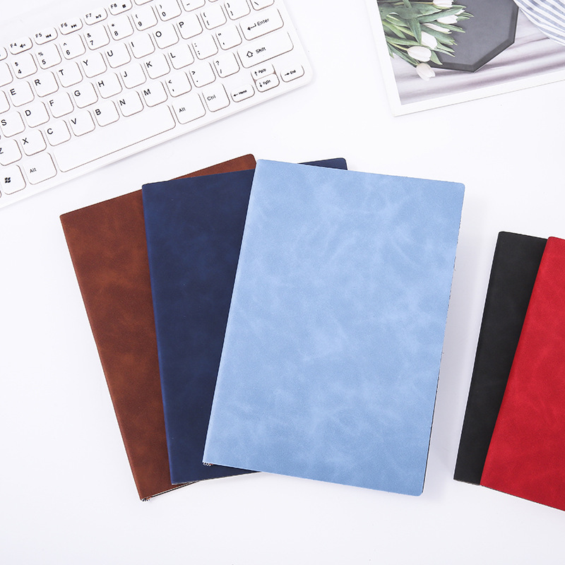 Custom B5 Business Stationery Notebook Set Student Journal Soft Leather Gift A5 Notebook Custom Logo