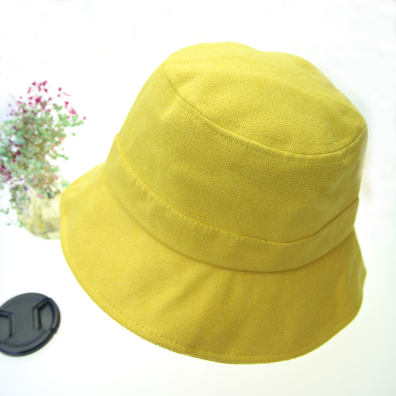 New qiu dong hat literature and art contracted foldable fisherman&#039;s hat han version leisure 100 build sun shade basin hat lady