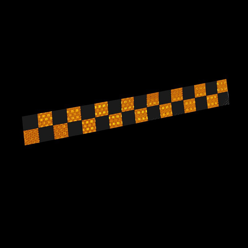 Factory Direct Sales Reflective Sticker Truck Night Travel Safety Post-It Note Telegraph Pole Warning Label Reflective Sticker Customization
