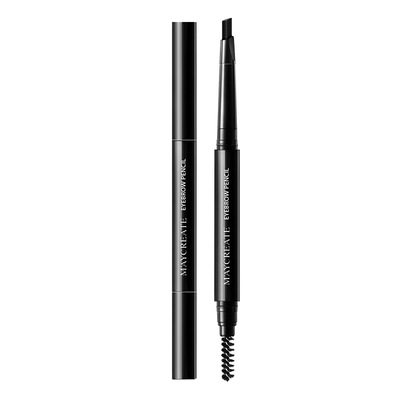 M&#039;AYCREATE New Triangle Eyebrow Pencil Double-Headed Ultra-Fine Pen Point Women&#039;s Waterproof Sweat-Proof Natural Long Lasting Factory Direct Sales