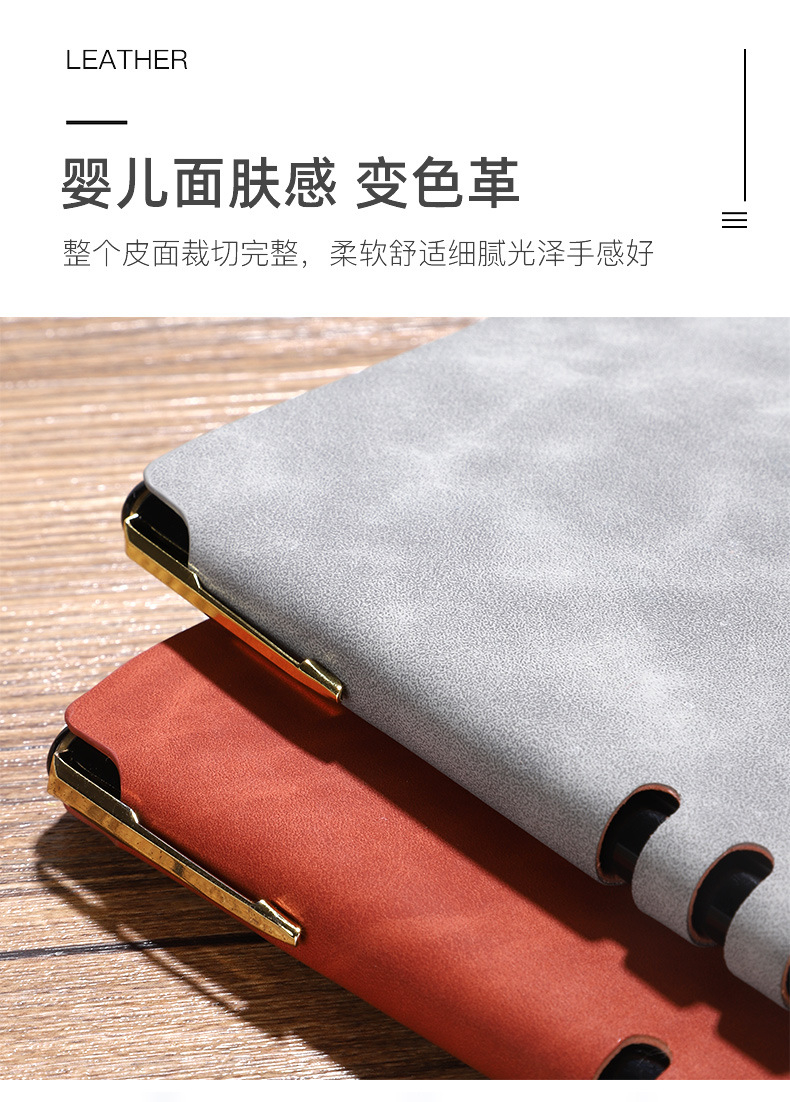 Factory Wholesale A5 Sheepskin Pen Notebook Custom Business Gift Set Notepad Customizable Logo Factory Wholesale A5 Sheepskin Pen Notebook Custom Business Gift Set Notepad Customizable Logo