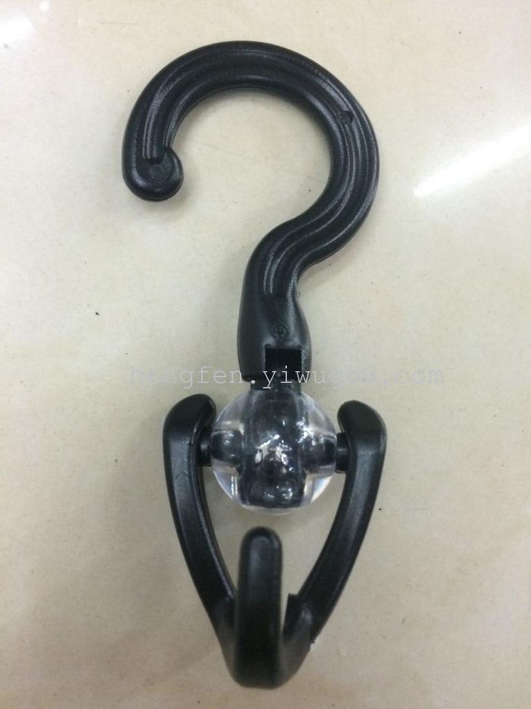 Car hook double hook with 360 ° rotating car seat back storage hooks