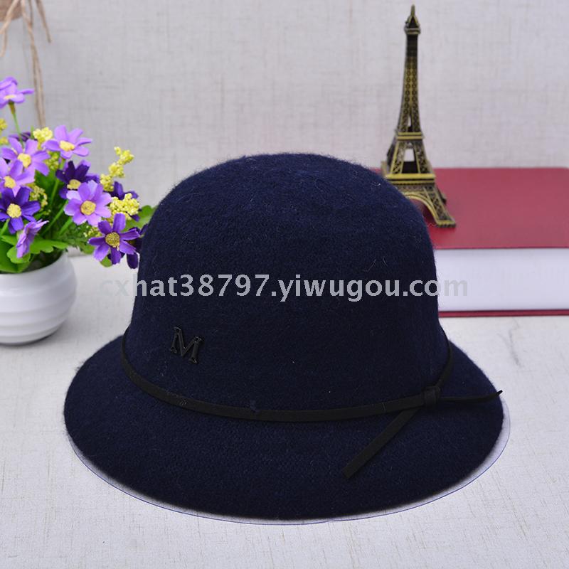 Autumn winter new wool warm travel sun shade small basin cap. Autumn winter new wool warm travel sun shade small basin cap.