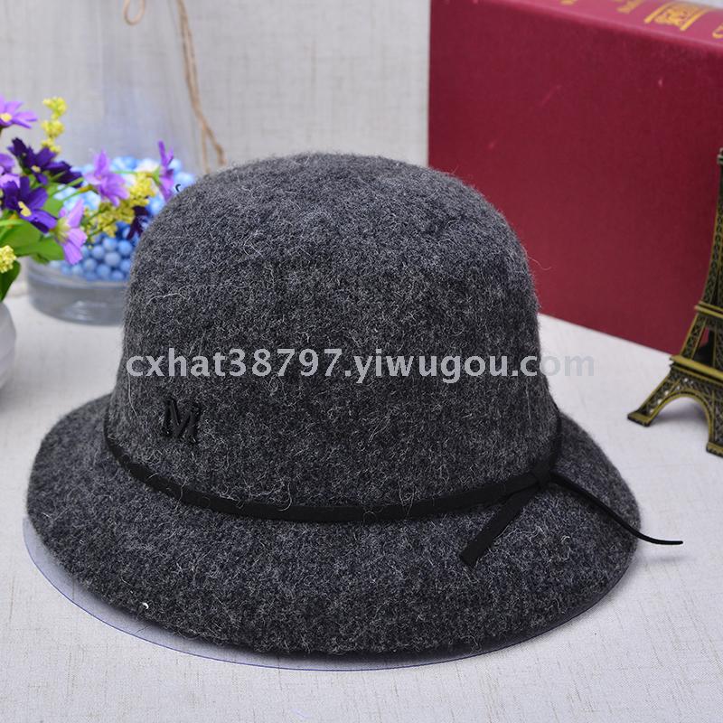 Autumn winter new wool warm travel sun shade small basin cap. Autumn winter new wool warm travel sun shade small basin cap.
