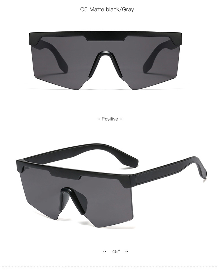 95216 New Design Factory Sunglasses Colorful Frame One Piece Lens PC Frame UV400 Sun Shade 95216 New Design Factory Sunglasses Colorful Frame One Piece Lens PC Frame UV400 Sun Shade