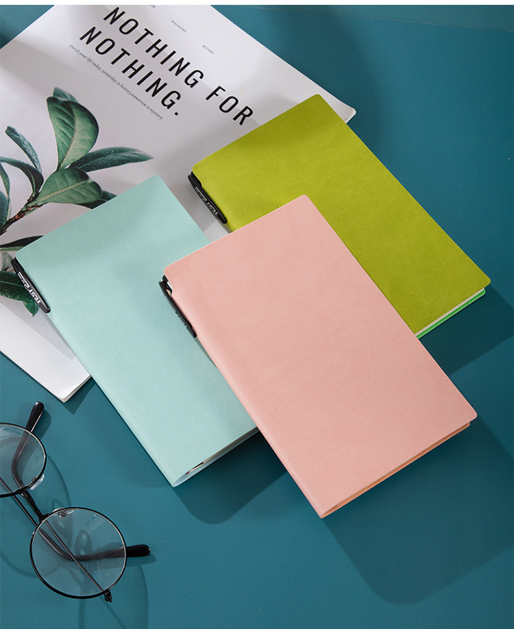 Office Stationery A5 Business Soft Leather Notebook Custom Printable Logo Creative Imitation Leather Diary Notebook Custom Office Stationery A5 Business Soft Leather Notebook Custom Printable Logo Creative Imitation Leather Diary Notebook Custom