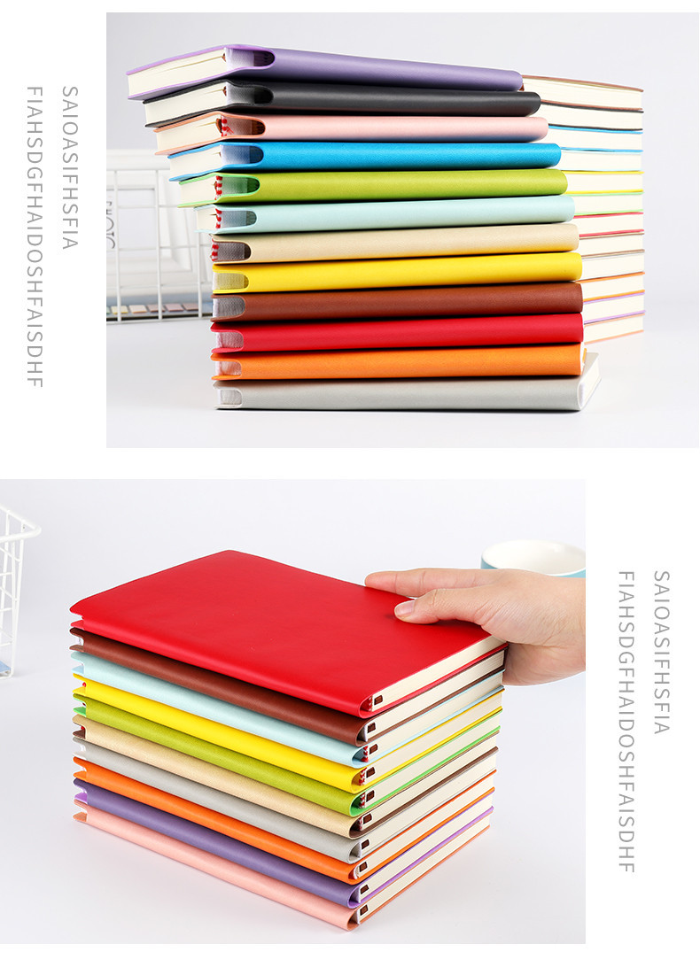 Office Stationery A5 Business Soft Leather Notebook Custom Printable Logo Creative Imitation Leather Diary Notebook Custom Office Stationery A5 Business Soft Leather Notebook Custom Printable Logo Creative Imitation Leather Diary Notebook Custom