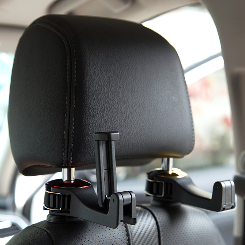 Car Hook Chair Back Hook Lock Buckle Creative Hook Car Multi-Function Rear Car Mobile Phone Holder Hook
