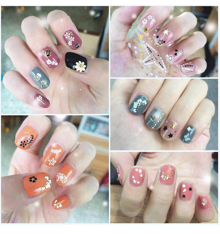 Shake note number original sufeng nail decal creative nail sticker sticker watermark custom wholesale
