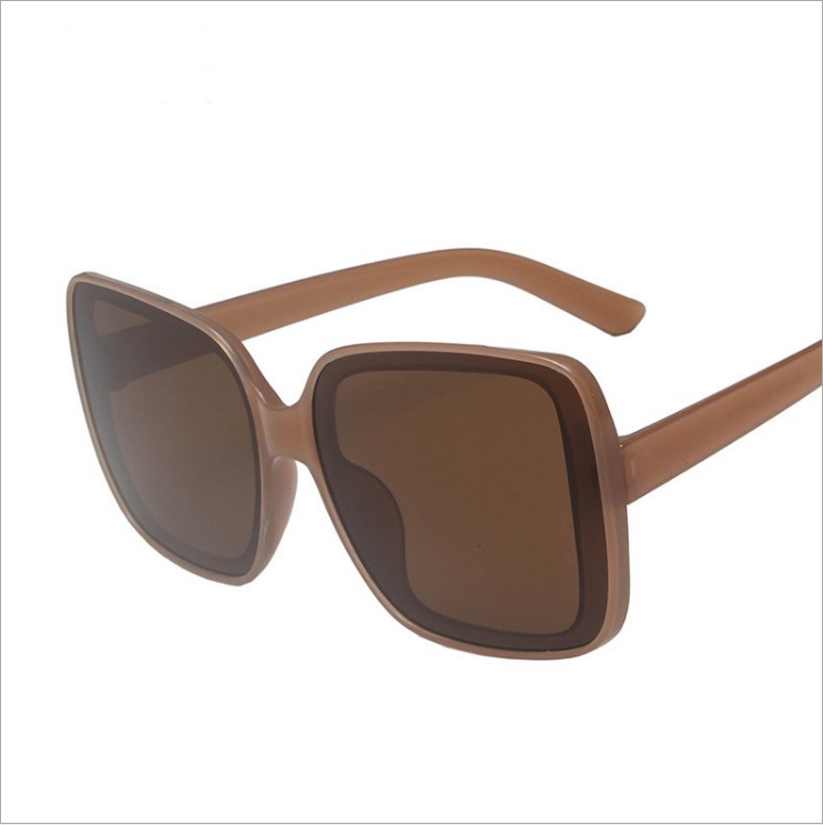 New large frame web celebrity douyin with sunglasses Korean version trend sunglasses women&#039;s sun shade glasses 97062