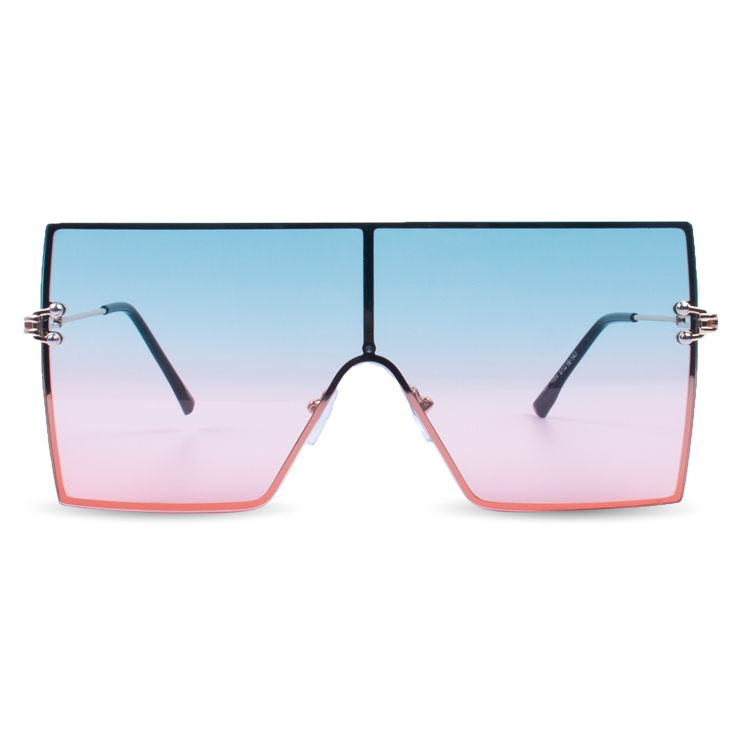 2021 Modern Sunglasses Men and Women High Quality Women Luxury Big Frame Sun Shade Sunglasses S010-1684