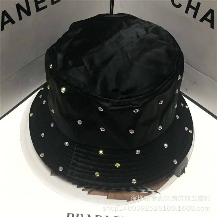 New Korean Style Spring/Summer 2021year Sun Shade Leisure Bucket Hat Stylish Colored Diamond Ladies Sun Bucket Hat New Korean Style Spring/Summer 2021year Sun Shade Leisure Bucket Hat Stylish Colored Diamond Ladies Sun Bucket Hat