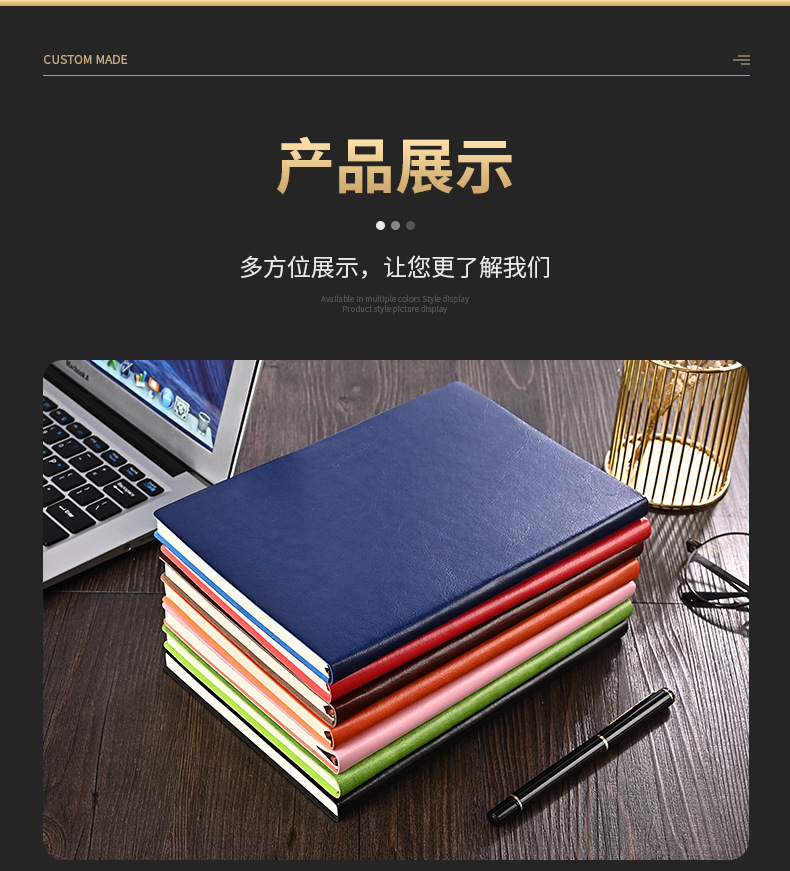 Pu Business Notebook Custom Simple A5 Soft Leather Loose-Leaf Notebook Student Office Journal Book Custom Logo Pu Business Notebook Custom Simple A5 Soft Leather Loose-Leaf Notebook Student Office Journal Book Custom Logo