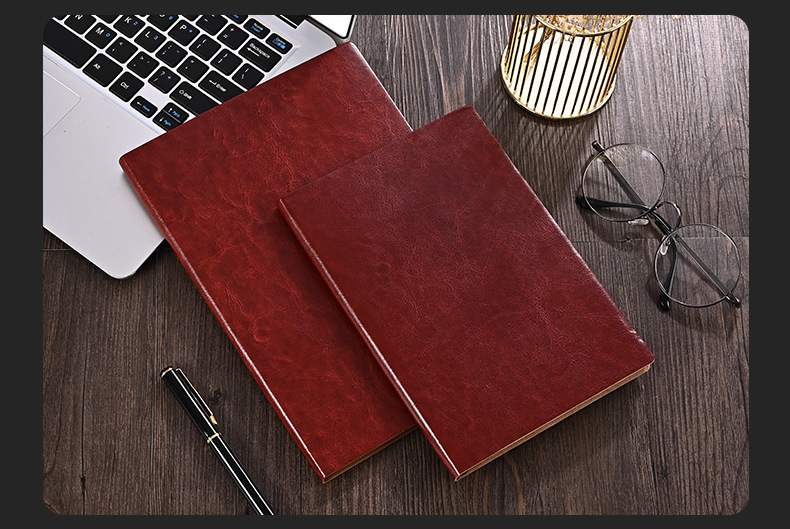 Pu Business Notebook Custom Simple A5 Soft Leather Loose-Leaf Notebook Student Office Journal Book Custom Logo Pu Business Notebook Custom Simple A5 Soft Leather Loose-Leaf Notebook Student Office Journal Book Custom Logo