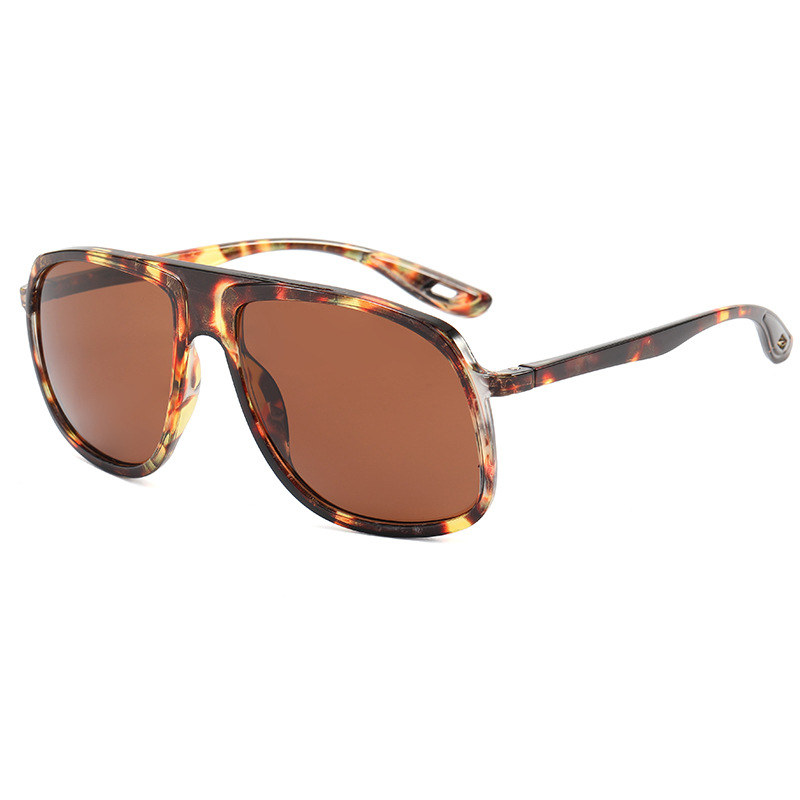 New Large Frame Square Sunglasses Men&#039;s Drivers Driving Glasses Outdoor Sun Shade Glasses UV Protection Sunglasses