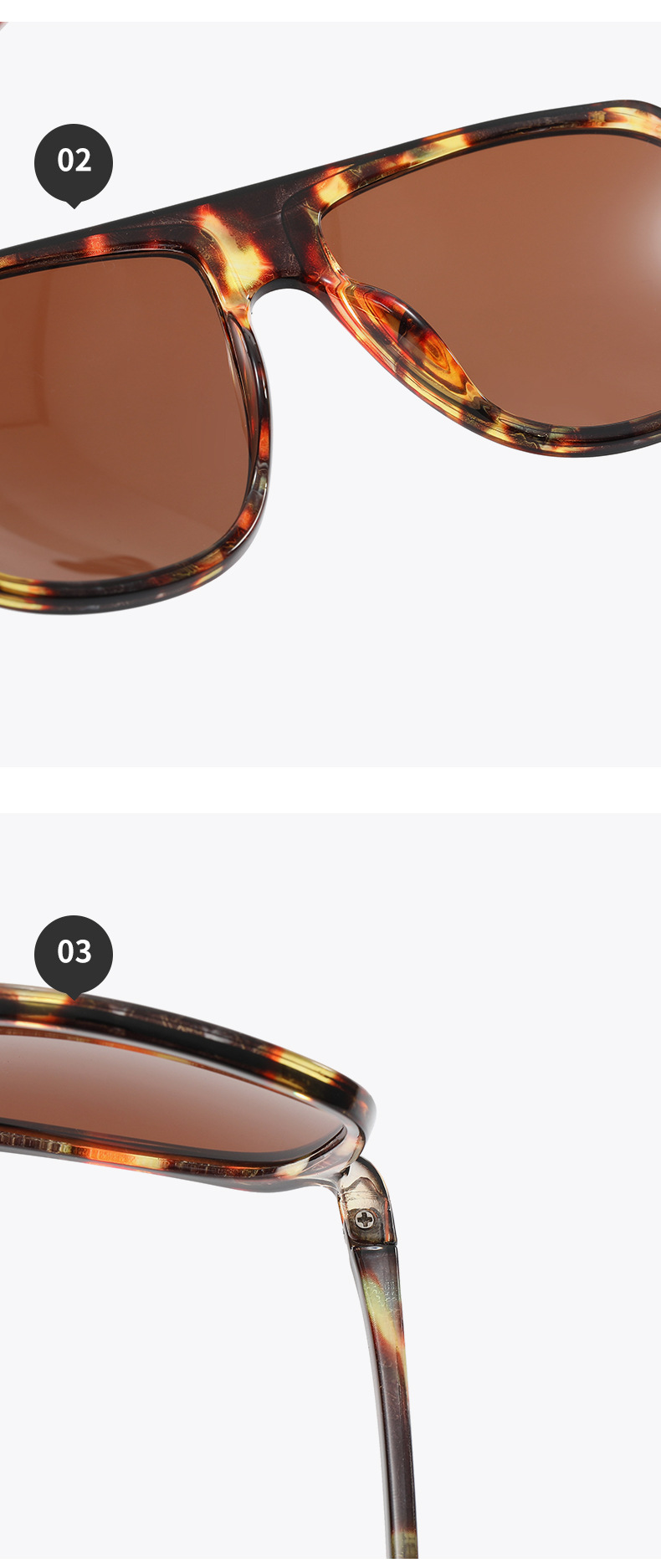 New Large Frame Square Sunglasses Men's Drivers Driving Glasses Outdoor Sun Shade Glasses UV Protection Sunglasses