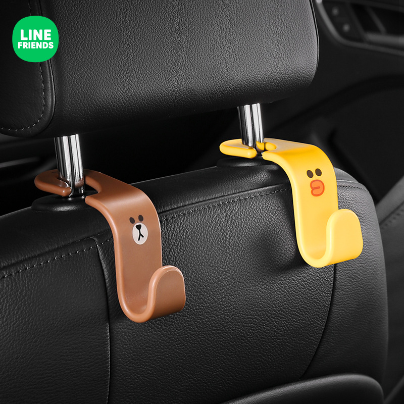 Cartoon Cute Car Hook Car Seat Back Seat Car Rear Seat Invisible Multifunctional Car Hook