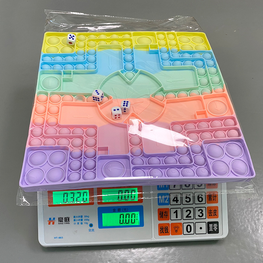 New Large Chessboard Deratization Pioneer Bag Pencil Case Large Size Silicone Educational Desktop Pressure Reduction Toy Puzzle