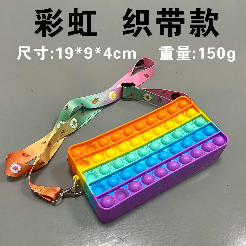 New Large Chessboard Deratization Pioneer Bag Pencil Case Large Size Silicone Educational Desktop Pressure Reduction Toy Puzzle