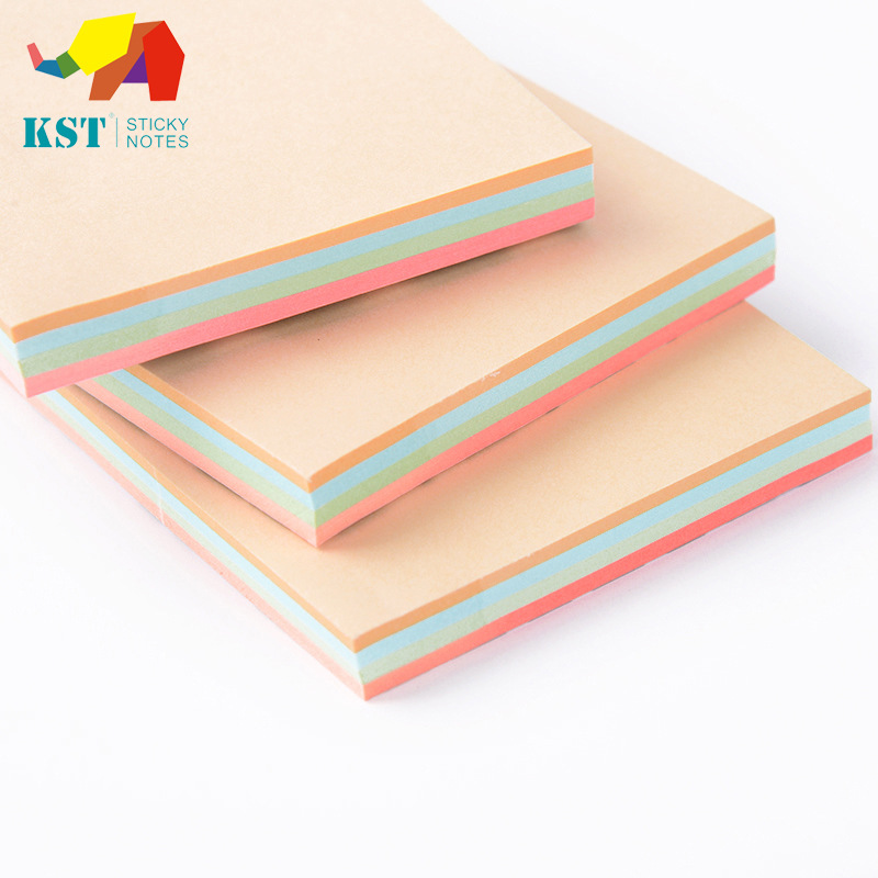 Crayon Color Mixing Sticky Notes Note Sticker Repeatable Post-It Notes Announcement Stickers Multicolor Combination Factory Wholesale