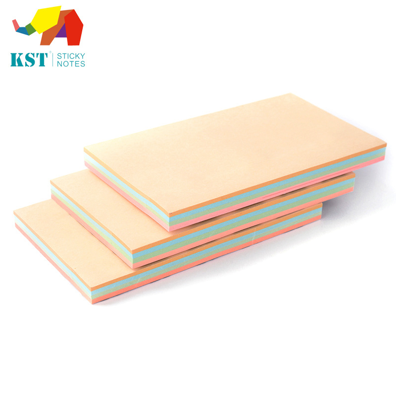 Crayon Color Mixing Sticky Notes Note Sticker Repeatable Post-It Notes Announcement Stickers Multicolor Combination Factory Wholesale