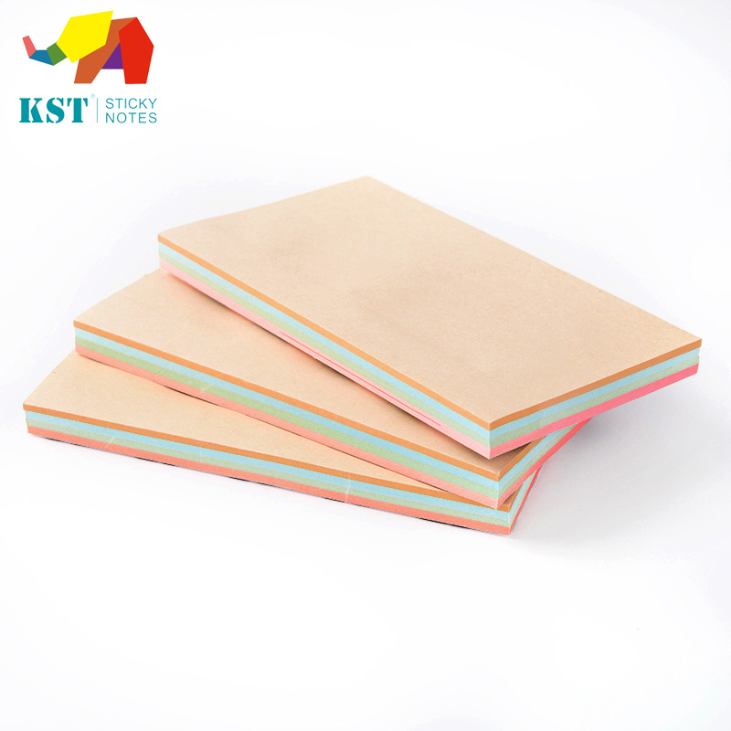 Crayon Color Mixing Sticky Notes Note Sticker Repeatable Post-It Notes Announcement Stickers Multicolor Combination Factory Wholesale