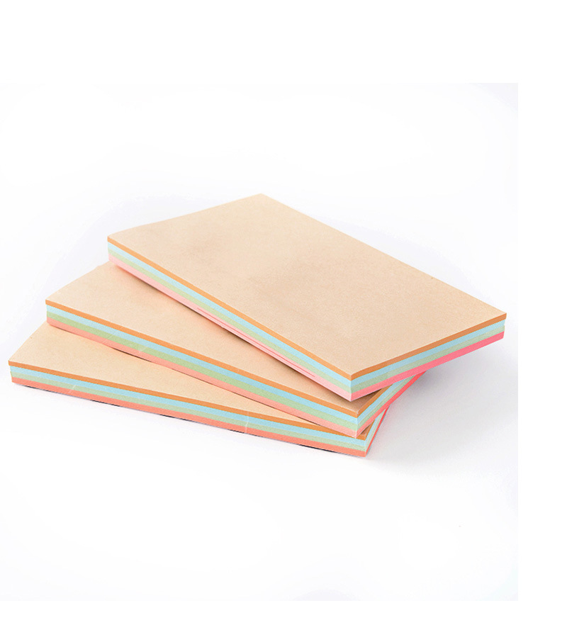 Crayon Color Mixing Sticky Notes Note Sticker Repeatable Post-It Notes Announcement Stickers Multicolor Combination Factory Wholesale