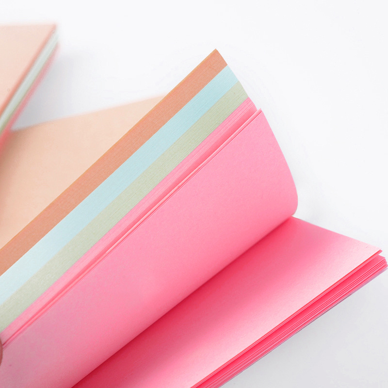 Crayon Color Mixing Sticky Notes Note Sticker Repeatable Post-It Notes Announcement Stickers Multicolor Combination Factory Wholesale