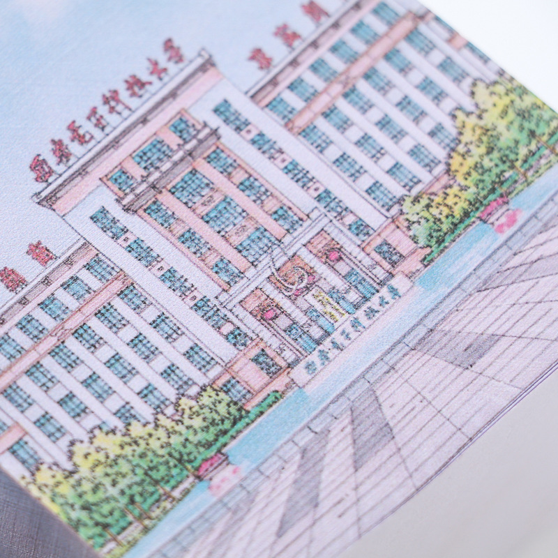 Paper Brick Three-Dimensional Sticky Notes Thickened Sticky Note Note N Times Sticker Printable Logo Color Notepad Wholesale