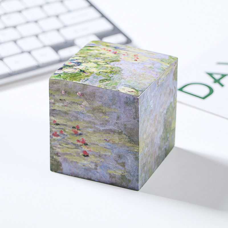 Paper Brick Three-Dimensional Sticky Notes Thickened Sticky Note Note N Times Sticker Printable Logo Color Notepad Wholesale