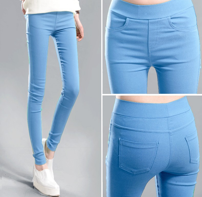 2021 Spring and Autumn New Large Size Black Skinny Pants High Waist Stretch Pencil Pants Tight-Fitting Outerwear Leggings Women's Trousers