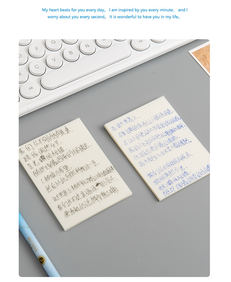 Office Color Sticky Note 76*76 Post-It Notes Note Paper 100 Pieces Note Sticker Square Creative Stationery