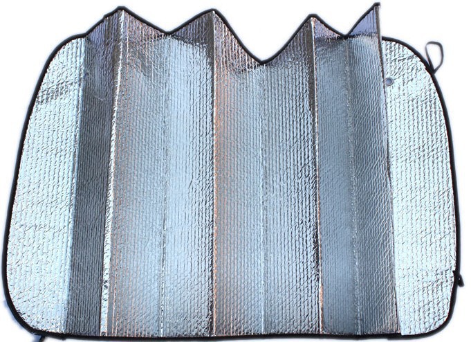 Car sunscreen shade silver double sided 130X60 car sun shade Car sunscreen shade silver double sided 130X60 car sun shade