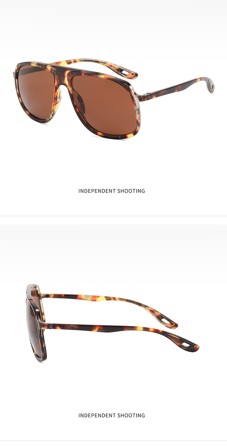 New Large Frame Square Sunglasses Men's Drivers Driving Glasses Outdoor Sun Shade Glasses UV Protection Sunglasses