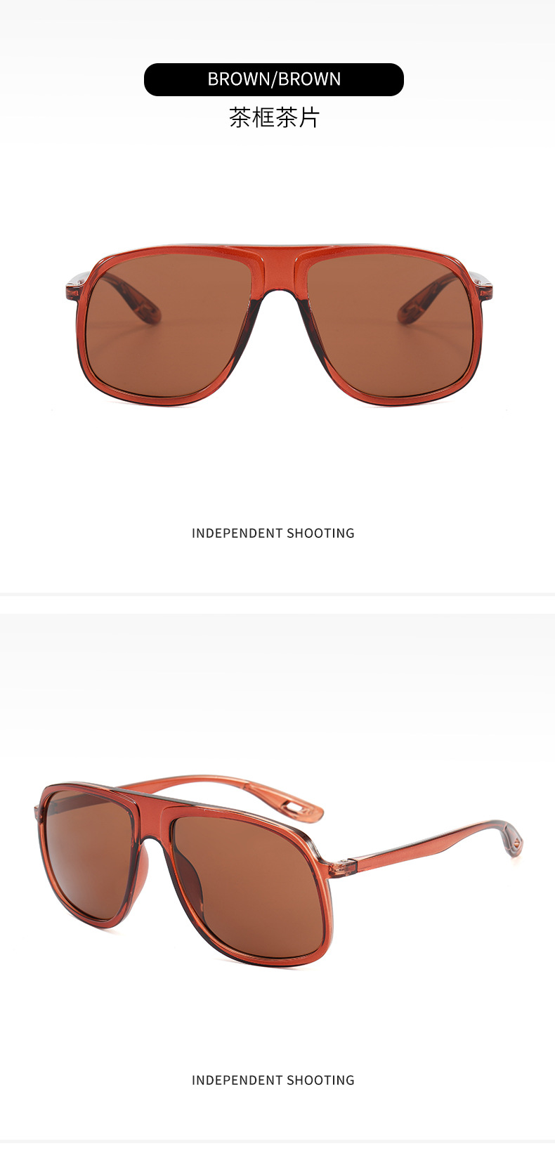 New Large Frame Square Sunglasses Men's Drivers Driving Glasses Outdoor Sun Shade Glasses UV Protection Sunglasses
