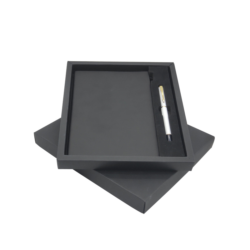 Notebook Pack Customized Logo Soft Leather A5 Soft Surface Copy Notebook Business Office Stationery Gift Box Pu Notebook