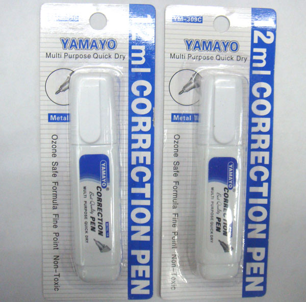 Liquid paper correction fluid YM-309C,576 card in a box