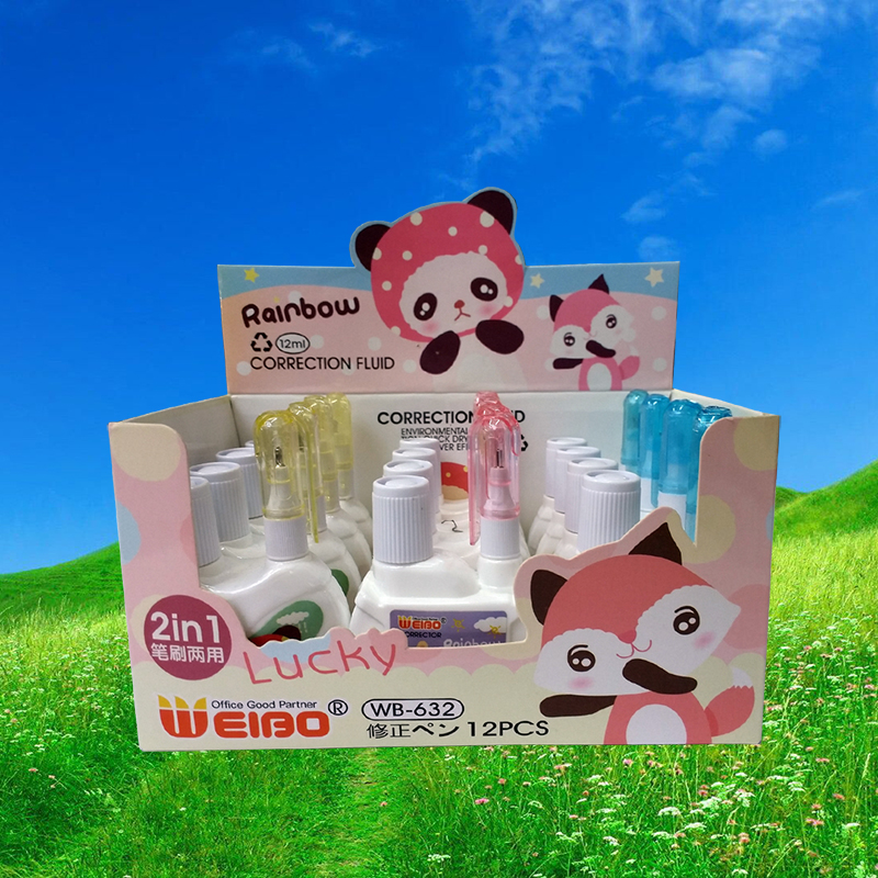 Pen    correction pen     brush and brush    wb-632 correction fluid     stationery