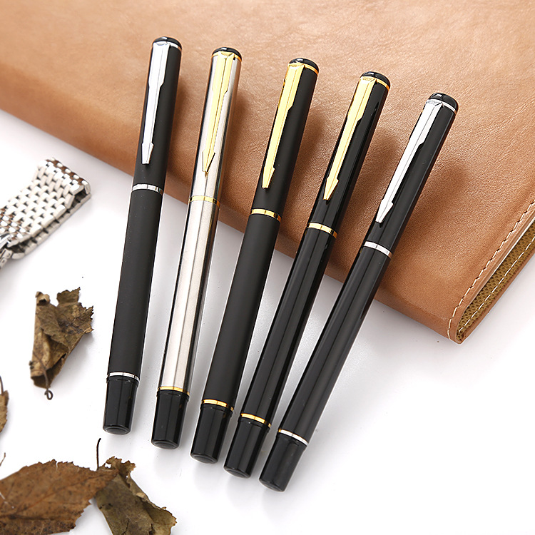 Shuolei Factory Supply Metal Roller Ball Pen Signature Pen Gel Pen Supply Printing Advertising Marker Metal Water-Based Paint Pen