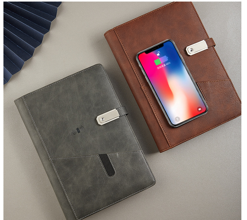 Charging Laptop Mobile Power Notepad with USB Flash Drive Wireless Charging Loose Spiral Notebook Business Meeting Gift Logo Charging Laptop Mobile Power Notepad with USB Flash Drive Wireless Charging Loose Spiral Notebook Business Meeting Gift Logo