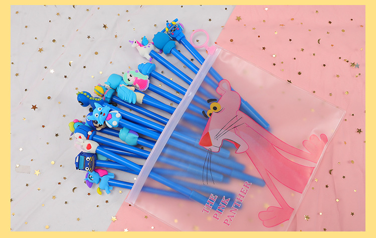 0.5mm Cartoon Gel Pen Set Student Signature Pen 10 Pieces Combination PVC Flexible Glue Ball Pen Customized Factory Direct Sales 0.5mm Cartoon Gel Pen Set Student Signature Pen 10 Pieces Combination PVC Flexible Glue Ball Pen Customized Factory Direct Sales