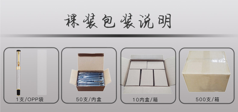 High-End Business Neutral Ball Pen Gift Advertising Metal Roller Ball Pen Student Signature Pen Pen Printing Logo Set