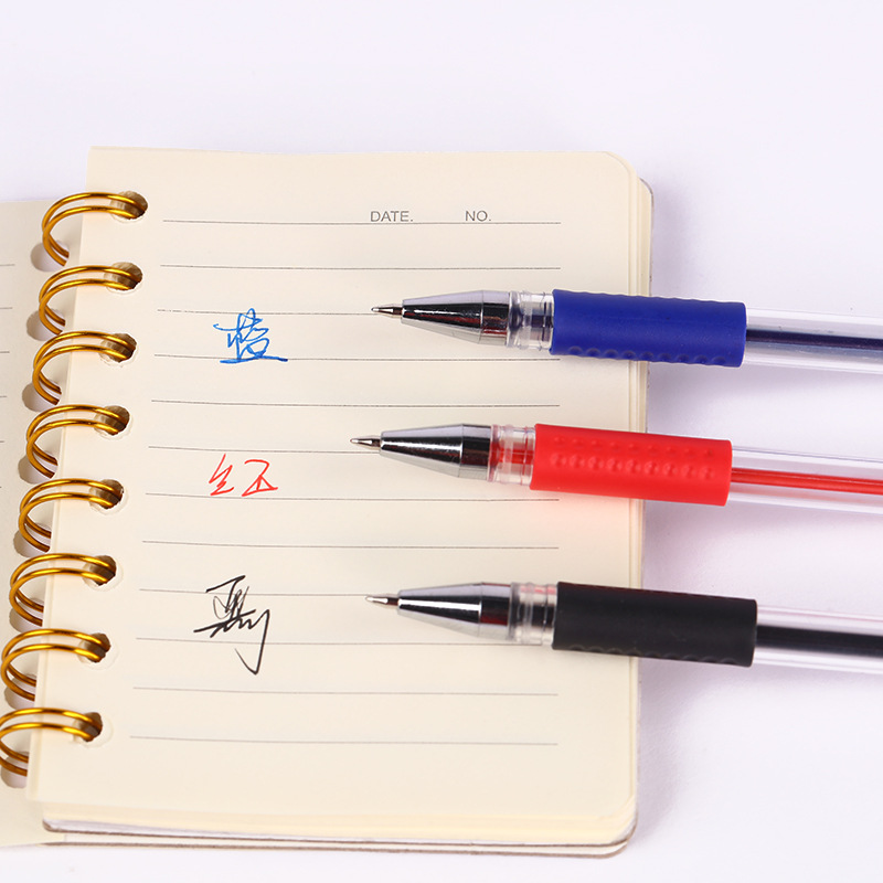 Stationery Ball Pen 0.5 Gel Pen Bullet Students&#039; Supplies European Standard Learning Office Signature Pen Exam Carbon Pen